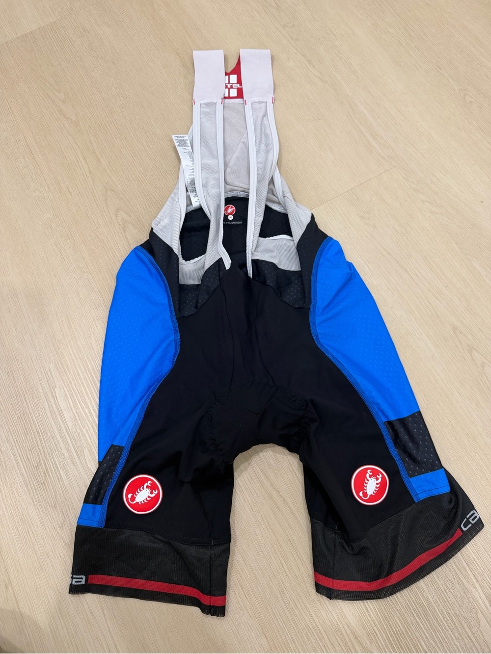 Men’s Castelli Cycling Bib Shorts Blue/ Black XXL